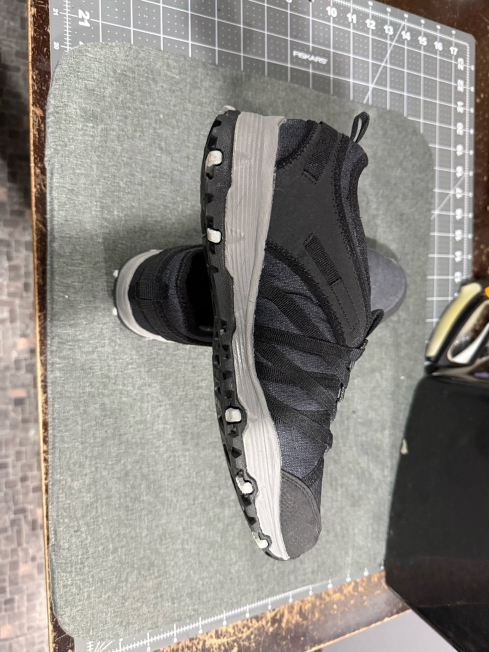 Skechers women's Black and Gray Slip-On Athletic Sneakers